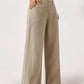 🔥 HALBPREIS DEAL ☀️ Lässige Damen Loungehose aus Baumwoll-Leinen-Mix 👖 Fließend, gerades Bein & hoher Bund – perfekt für Sommer & Alltag 🌸