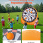 💥 HEUTE: 50% RABATT + GRATIS VERSAND!🎯Riesige Fußball-Dartscheibe (aufblasbar) – Familienspaß in 3 Min. ⚽