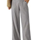 🔥 HALBPREIS DEAL ☀️ Lässige Damen Loungehose aus Baumwoll-Leinen-Mix 👖 Fließend, gerades Bein & hoher Bund – perfekt für Sommer & Alltag 🌸