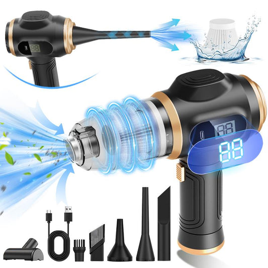 🔋 67% RABATT! ✨ Kabelloser Handstaubsauger mit Saug- & Blasfunktion – Leistungsstark, Vielseitig Einsetzbar & Einfache Leerung 🏎️