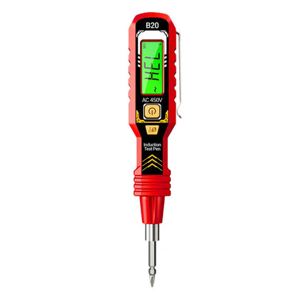 🔍 Berührungsloser Spannungsprüfer – AC 12-1000V, LCD-Anzeige mit Beleuchtung & Akustische/Visuelle Warnung 🛡️