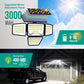 ☀️Solar-Außenleuchten 💡 – 3000 lm, 188 LEDs, Bewegungsmelder