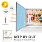 🔥 Wärmeisolierende Sichtschutzfolie – UV-Schutz, einfache Anbringung & perfekt für Zuhause & Büro 🏠