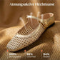 👡☁️ Leichte Damen-Mules aus gewebtem Material mit eckiger Spitze & Mary-Jane-Verschluss ✨👗 – Bequem für den Alltag, 50 % Rabatt!