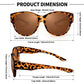 🔥Zeitlich begrenzte Aktion 49% Rabatt😎UV400 Schutz Überzieh-Sonnenbrille