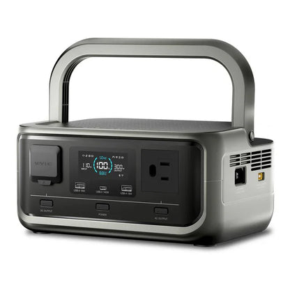 🔋Tragbare Powerstation, 256Wh LiFePO4 Akku, 300W (Max 600W) Solargenerator, <20 ms USV, 100W USB C Ausgang, 3000 Ladezyklen Für Camping Draußen Reisen Notfälle Spieler Festival