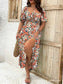 👗🌼 Sommerliches Kurzärmliges Kleid mit Blumenmuster & Schlitz – 50% RABATT! Leicht, feminin & perfekt für warme Tage 🌞
