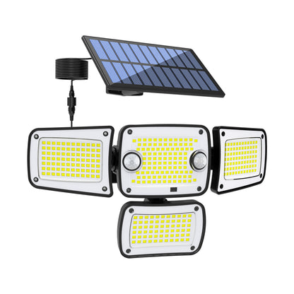 ☀️Solar-Außenleuchten 💡 – 3000 lm, 188 LEDs, Bewegungsmelder