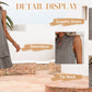 🎉Letzter Tag der Aktion: 50 % Rabatt 💃 Damenkleid mit Schleife und geometrischem Muster