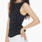 👗🎀 Ärmelloses Rüschen-Tanktop mit Bindegürtel & Polka-Dots – 50% RABATT! Y2K-inspiriert, perfekt für warme Tage. 🔥✨