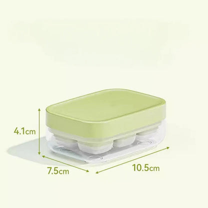 🧊Mini-Eiswürfelform mit 6 Fächern, lebensmittelecht und leicht zu lösen🧼