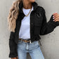 🧥 50% RABATT AUF DIE BIKERJACKE! ✨ Stehkragen, verstellbarer Saum & praktische Taschen für jeden Look 🖤