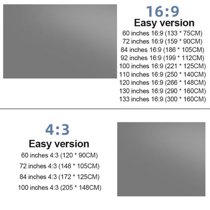 📢📢50 % Rabatt!! ⏰Tragbarer 4K-Projektor mit lichtundurchlässiger Faltleinwand