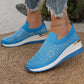 🔥👟 50% RABATT! Lässige Slip-on-Sneakers aus Mesh-Gewebe mit Strasssteinen – atmungsaktiv, glamourös, perfekt für warme Tage. 💎💨