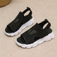 🔥👡 50% RABATT! Women's Casual Breathable Hollow Knitted Platform Sandals – atmungsaktives Strickdesign, perfekt für heiße Tage. 🌸✨
