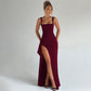 💎50% Rabatt 👗Ärmelloses Bodycon-Kleid mit Karree-Ausschnitt und hohem Seitenschlitz✨