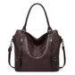 👜 LIMITIERTES ANGEBOT 50% RABATT! ✨ Kunstleder-Shopper Damen – Vielseitig, Praktische Fächer, Set mit Beutel 💼