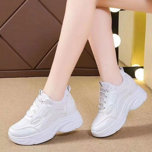 👟💨 Atmungsaktive Damen-Freizeitschuhe mit dicker Sohle – 50% RABATT! Leichte Schuhe, weiche Sohle, perfekt für jeden Tag. 🔥☀️
