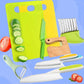 💎 50% OFF! 💎 Montessori Kitchen Set for Kids – Safe Knives, Cutting Boards & Cookie Cutters for Little Chefs 🍓🔪