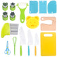 💎 50% OFF! 💎 Montessori Kitchen Set for Kids – Safe Knives, Cutting Boards & Cookie Cutters for Little Chefs 🍓🔪