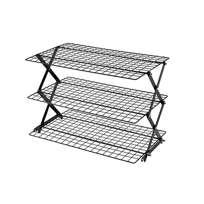 🔥📦 50% RABATT! Stapelbares Klappregal aus Metall – 3 oder 4 Ebenen, erweiterbar – für Gewürze, Snacks & Alltagshelfer. 💪🍜