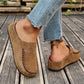 🎉 Neujahrsgeschenk – 50% RABATT!👡 Damen-Breite Mules-Hausschuhe: Slip-On + Stützende Sohle – retro & bequem für Frühling/Herbst