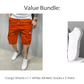 📢📢50 % Rabatt!! ⏰Leichte Cargoshorts – Atmungsaktives Material, knielang. Sichere Taschen für Handy und Schlüssel. Bequem den ganzen Tag. ✅☀️
