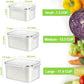 🔥HEISSER ANGEBOT 50 % RABATT – Frischwaren-Aufbewahrungsbehälter für Gemüse und Obst