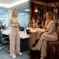 ✨ LIMITED-TIME 50% RABATT! | Damen Hohe Taille Weites Bein Hose – Fließender Schnitt, Knitterfrei, Elegante Freizeit- & Business-Hose