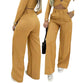 ✨ LIMITED-TIME 50% RABATT! | Damen Hohe Taille Weites Bein Hose – Fließender Schnitt, Knitterfrei, Elegante Freizeit- & Business-Hose
