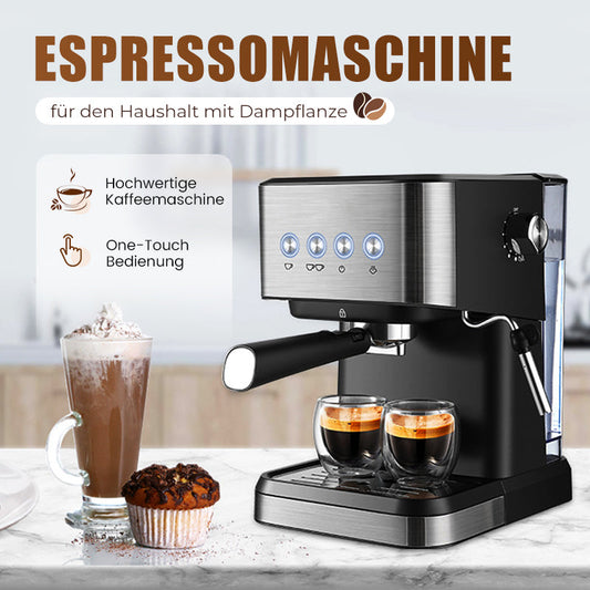 Holen Sie sich das Café nach Hause – Profi 20-Bar Espressomaschine mit LCD-Touch ✨☕