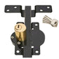 💎 Doppelseitiges Hoftor-Schloss 50/70 mm – Robustes Eisenschloss mit Langriegel & 5 Schlüsseln für Innen & Außen 🔒🚪