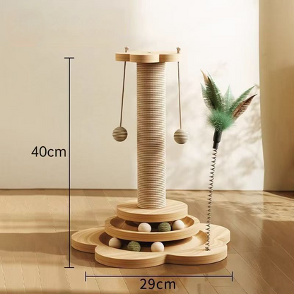 🐱🔥 50% RABATT 🧸 Multifunktionaler Kratzbaum für Katzen – spielen, kratzen & entspannen in einem 🐾 platzsparend & stabil