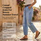 🌞NEU: Sommerkollektion mit bis zu 50% Rabatt 🛍️👖Damen-Jeans mit hoher Taille und verkürztem Schnitt