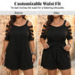 💎 -50% AUF SCHICKEN COLD-SHOULDER JUMPSUIT! 💎 Bindegürtel, Taschen & Atmungsaktiver Sommerstil