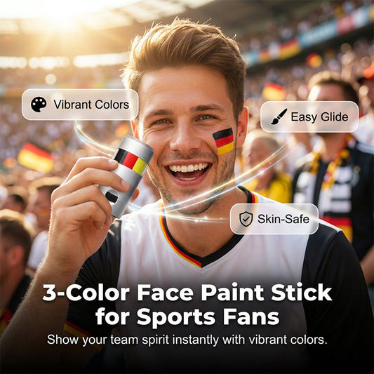 🇩🇪🎨 Gesichtsmalstift mit Nationalflagge – 50% RABATT! Sag mir laut: Wer wird Weltmeister? 🔥⚽