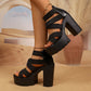 👠✨Stilsicher & Standfest: Deine bequemen Plateau-Sandalen für jeden Anlass