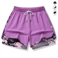 52 % RABATT AUF 2-IN-1-SPORTSHORTS! 🔥 Atmungsaktives Material, Camouflage-Futter & Taschen für Damen 🏃‍♀️✨