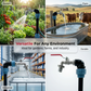 🚰Adapter-Set für IBC-Tanks – Erhöhung, Zapfhahn aus Zinklegierung (3/4“), PE-Schlauch & Winkelstücke – ideal für Garten & Haushalt💧🏡