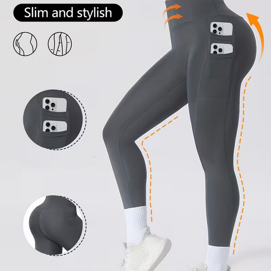 ✨Zaubert eine Traumfigur: High-Waist Yoga-Hose mit Shape-Effekt 🍑