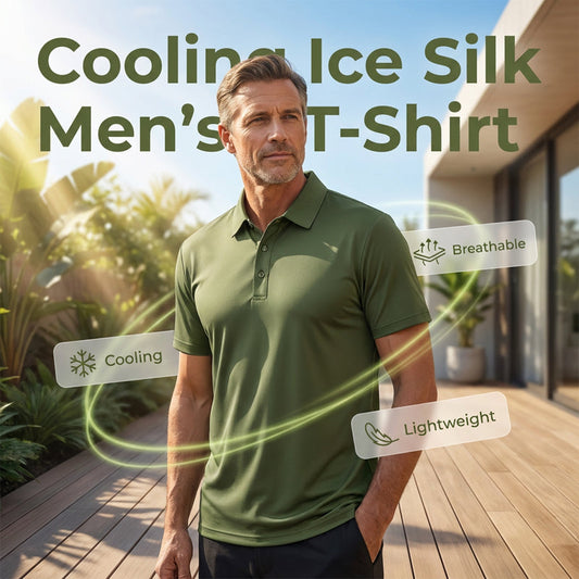 Premium Herren Sommer-Polo | Atmungsaktiv & Ultraleicht ✨ Kurzarm Collared T-Shirt für maximale Frische