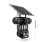 🔎6K 9MP 3-Linsen Outdoor-Kamera | 10x Zoom, 360° PTZ & Farb-Nachtsicht | IP66 Wasserdicht 🛡️☀️
