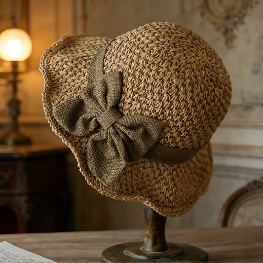 👒 Eleganter Sonnenhut mit Schleife: Jetzt zum HALBEN PREIS! ✨
