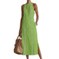 👗 50% RABATT! ✨ Damen Neckholder-Midikleid mit Spitzeneinsatz – Feminin, leicht & elegant – Perfekt für Sommer, Gartenpartys oder einen romantischen Look – zart und vielseitig 💖🌸