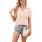 🔥Solange der Vorrat reicht 50% Rabatt!🎉Beilaufiges Damen-T-Shirt mit V-Ausschnitt und Kragen