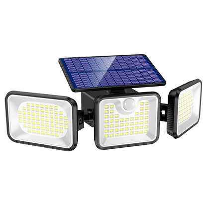 💡Solar-Flutlicht mit 3 verstellbaren Köpfen – 0€ Stromkosten & Maximale Helligkeit