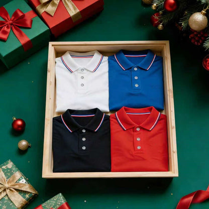 👔Golf-Freizeit-Set: 2 Atmungsaktive Kurzarmhemden mit Kragen für Herren | 49% im Sommer-Sale