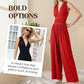 👗 LIMITED-TIME 50% RABATT! ✨ Damen-Jumpsuit "Confidence" – V-Ausschnitt, Figurschmeichelnd, Leicht, Vielseitig ✨