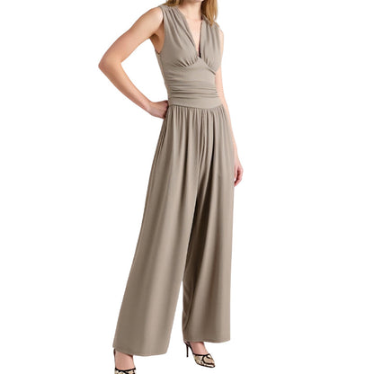 👗 LIMITED-TIME 50% RABATT! ✨ Damen-Jumpsuit "Confidence" – V-Ausschnitt, Figurschmeichelnd, Leicht, Vielseitig ✨