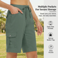 Cargo-Shorts für Damen – schnelltrocknend mit praktischen Taschen – bequem & funktional für Freizeit & Reise